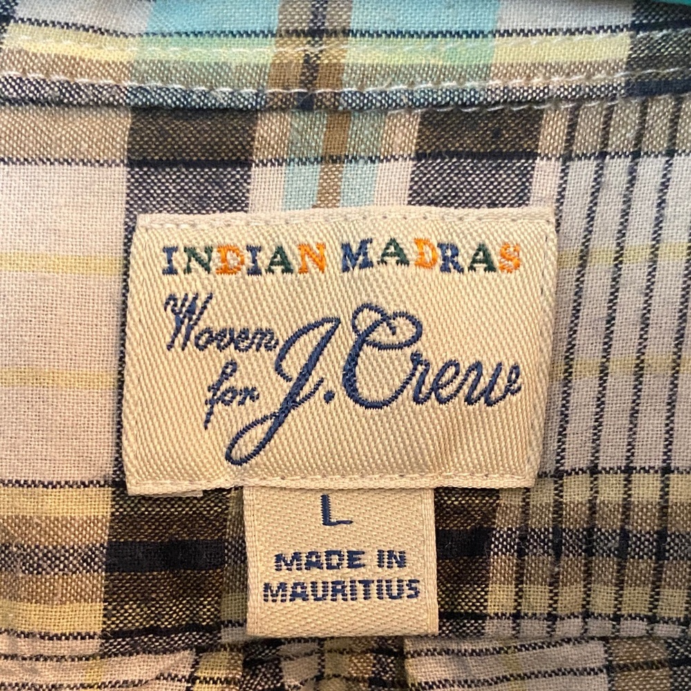 J. Crew Multicolor Plaid Button-Down Shirt - Picture 2 of 10